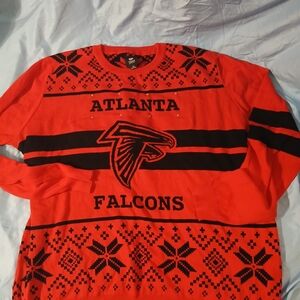 NFL Team Apparel Red and Black Sweater